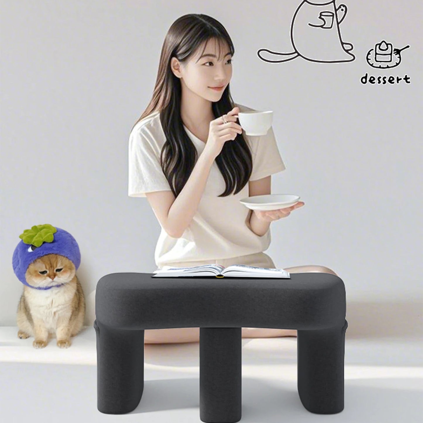 Coussin de support pour ordinateur portable de lecture et de jeu