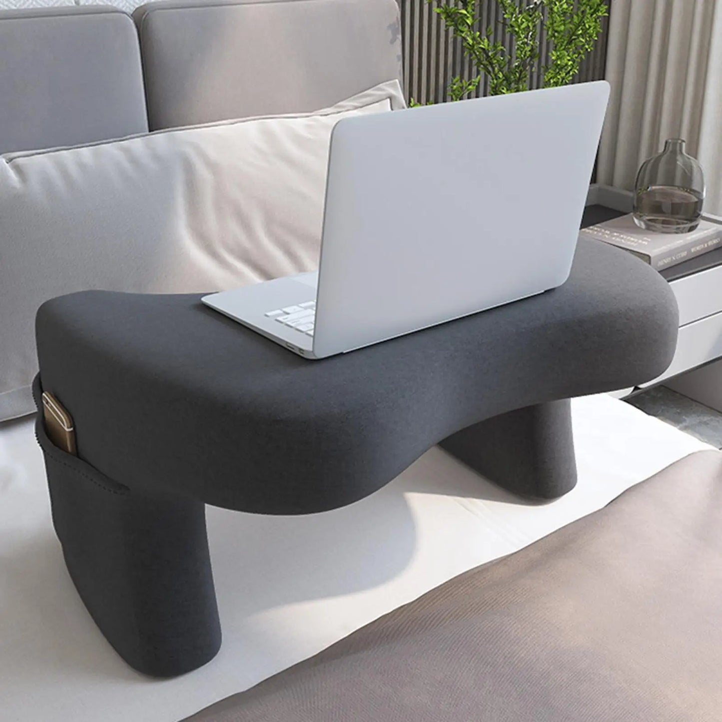 Coussin de support pour ordinateur portable de lecture et de jeu