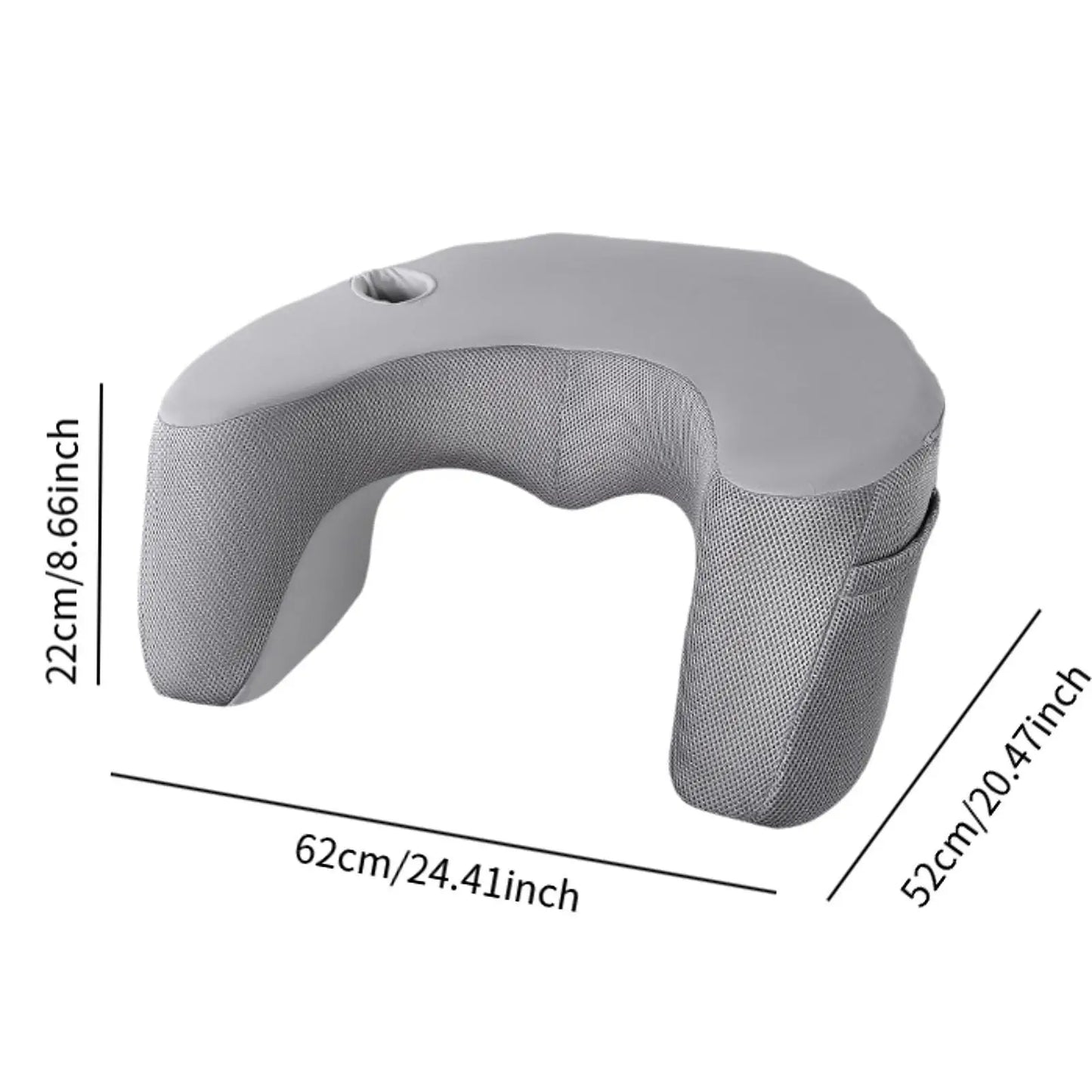 Oreiller de lecture en mousse à mémoire de forme pour accoudoir