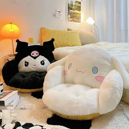 Coussin de chaise en peluche kawaii anime