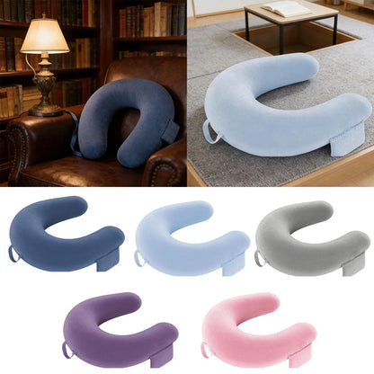 Oreiller de lecture et de jeu en forme de U