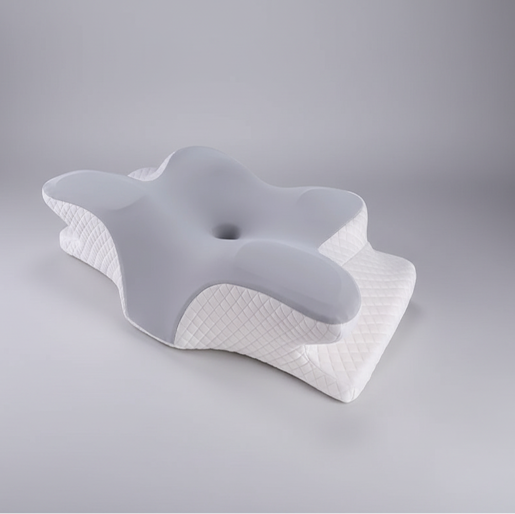 Oreiller cervical orthopédique papillon