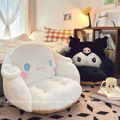 Coussin de chaise en peluche kawaii anime