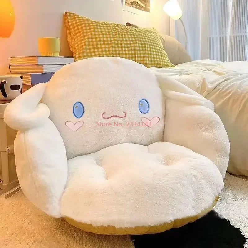 Coussin de chaise en peluche kawaii anime