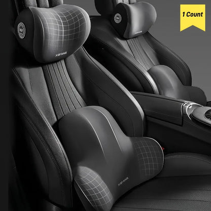 Ensemble d'oreillers de soutien pour la nuque et les lombaires pour siège auto