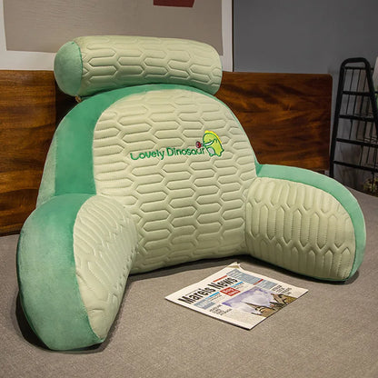 Oreiller de lecture à dossier en latex