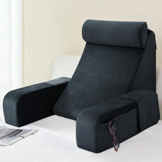 Oreiller de lecture pour soutien lombaire au repos au lit