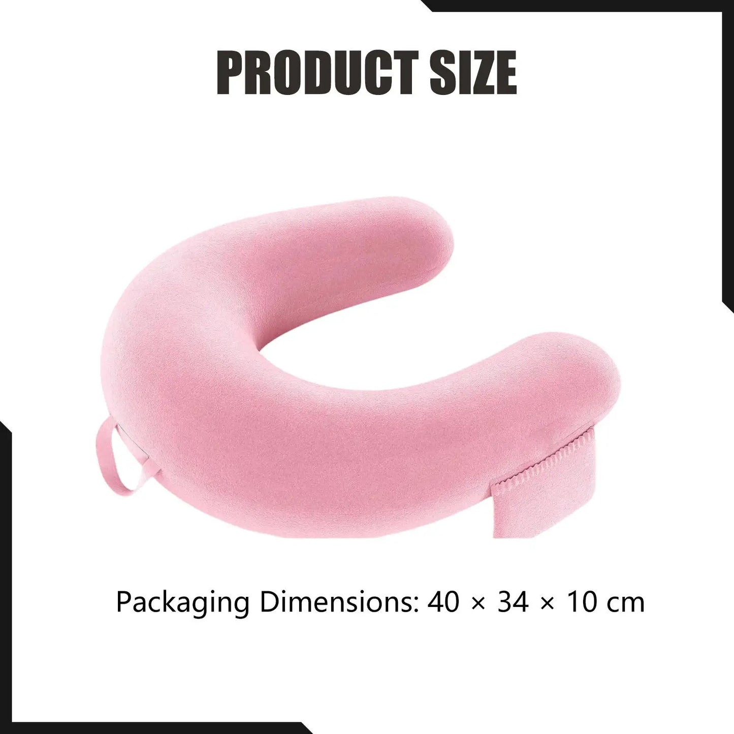 Oreiller de lecture et de jeu en forme de U