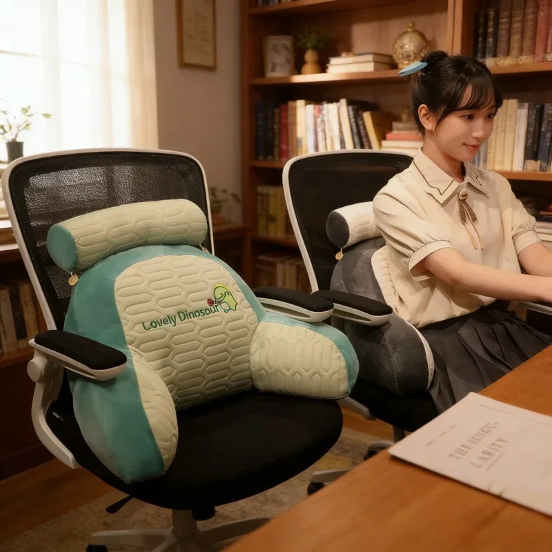 Oreiller de lecture en latex à grand dossier