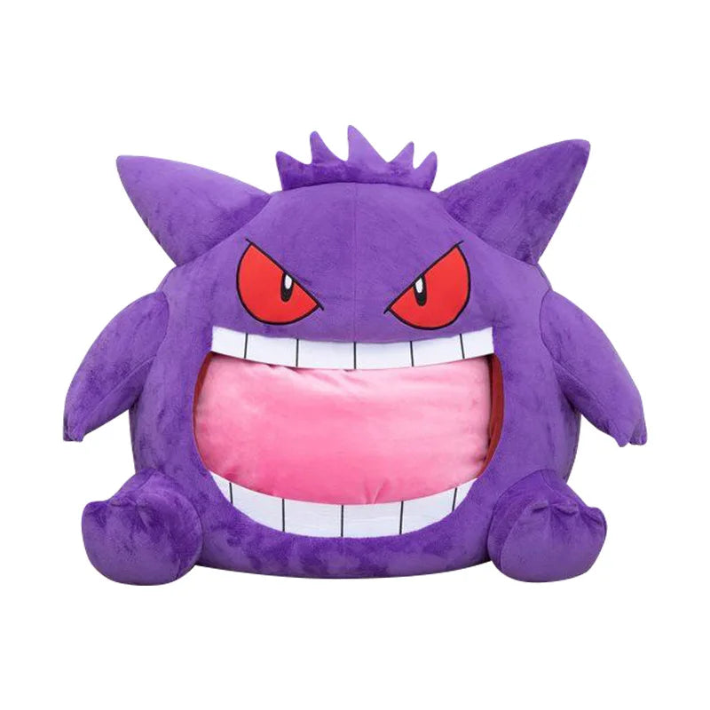 Coussin-couverture en peluche Gengar