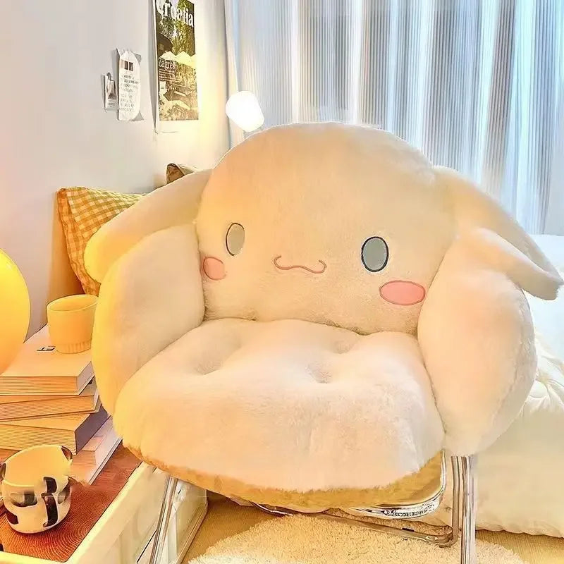 Coussin de chaise en peluche kawaii anime
