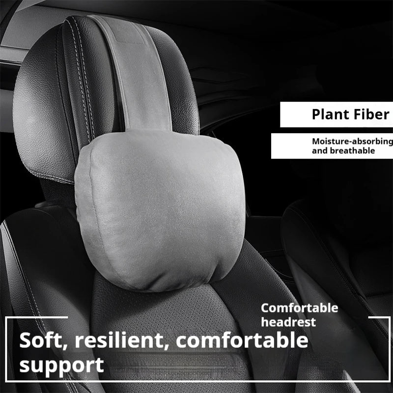 Oreiller de voiture en mousse à mémoire de forme pour appui-tête et nuque